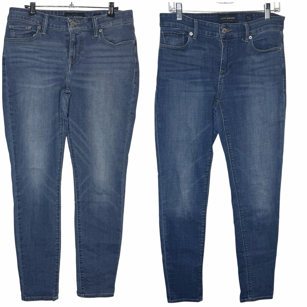 Lucky‎ Brand Lolita Super Skinny Jeans Lot of 2 Women Size 8/29 Stretch Denim